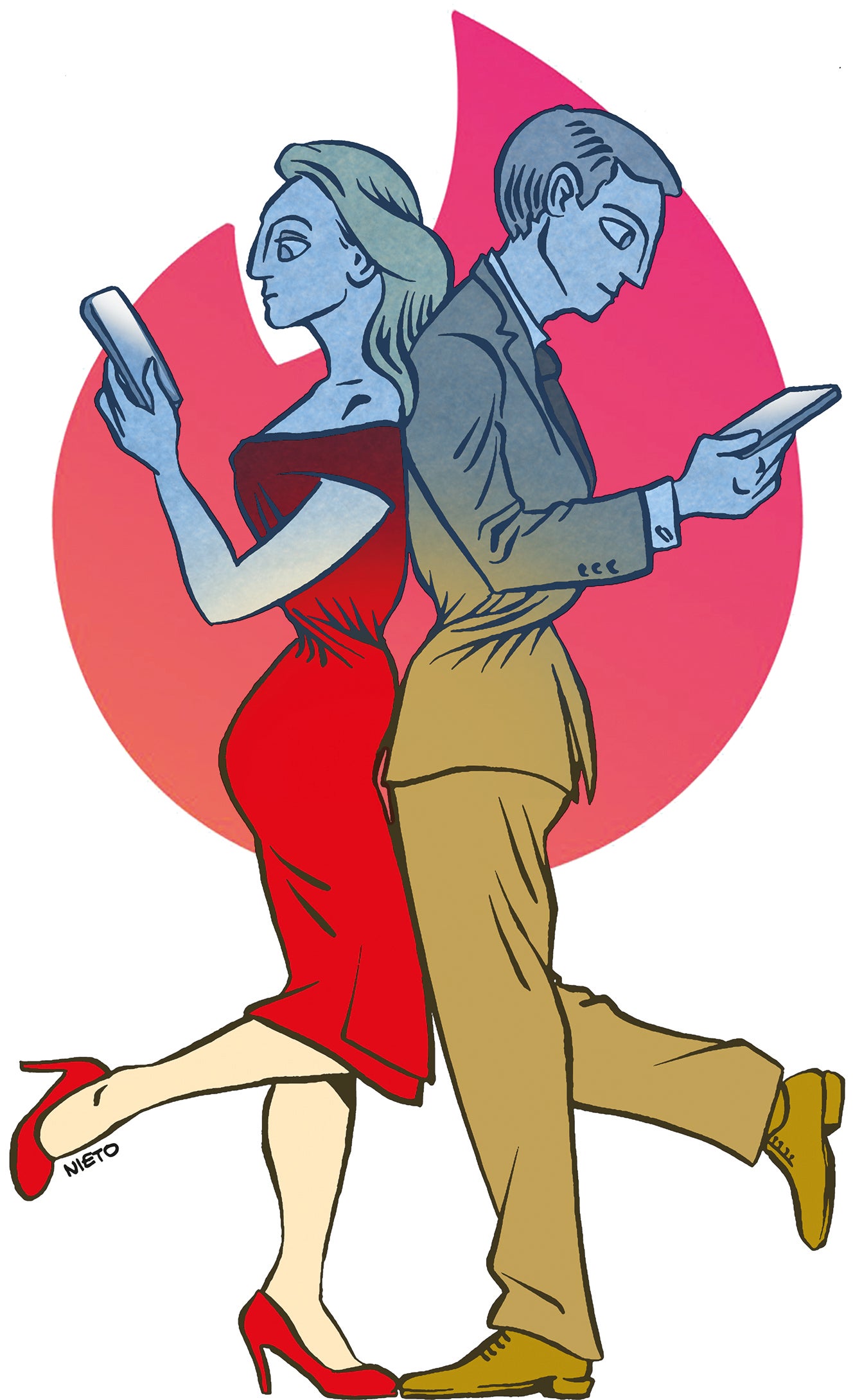 Diez años de Tinder: Poliamor, mucha frustración y alguna historia de amor