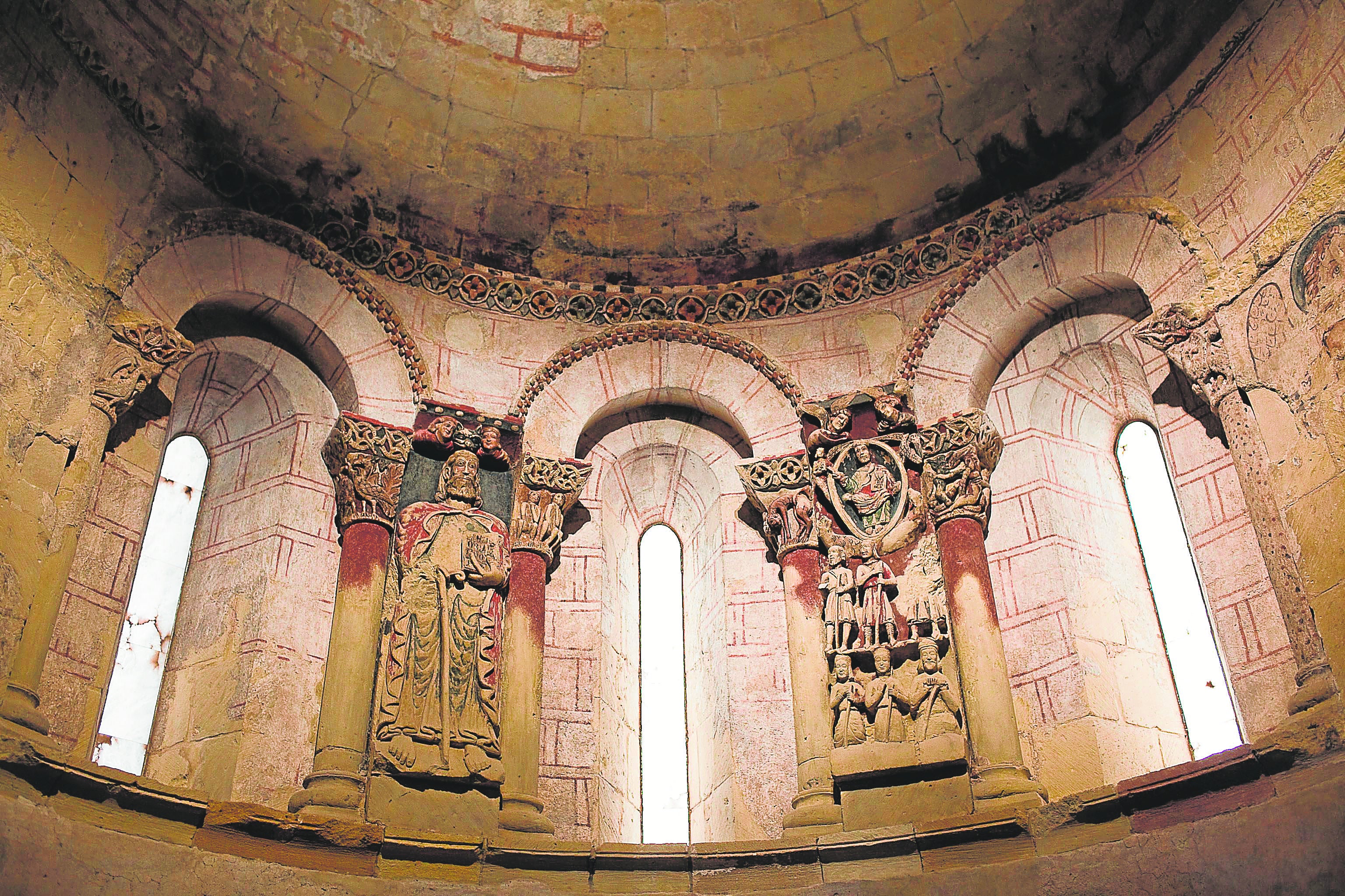 El ábside románico de la Iglesia de Santiago de Turégano