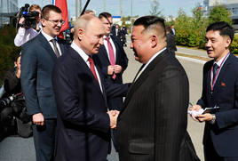 Guerra Ucrania - Rusia, en directo: Putin y Kim se reúnen en la base de lanzamiento espacial más moderna de Rusia
