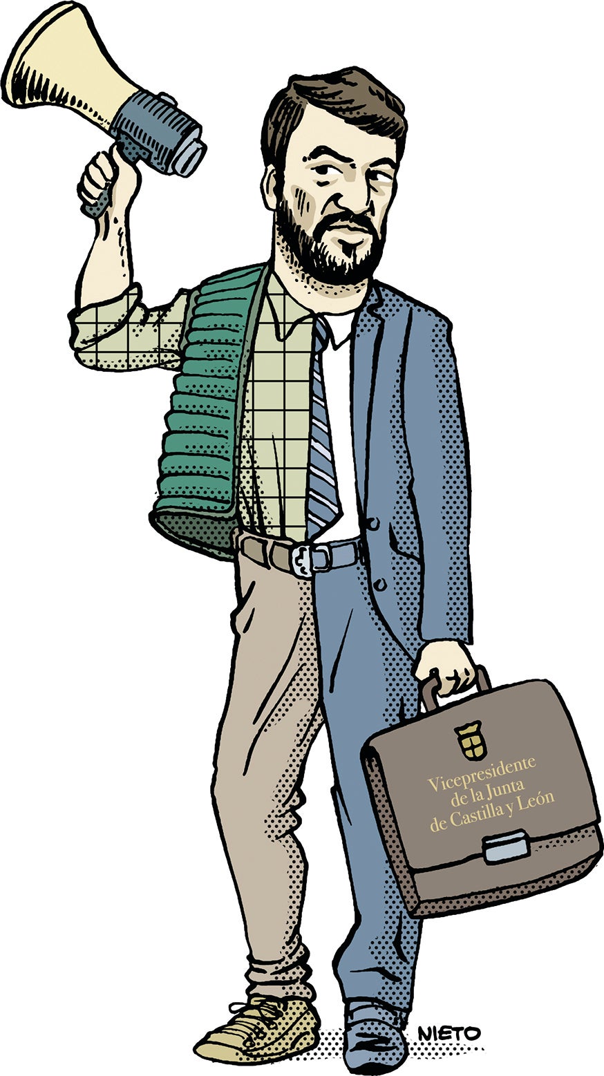 Un vicepresidente activista