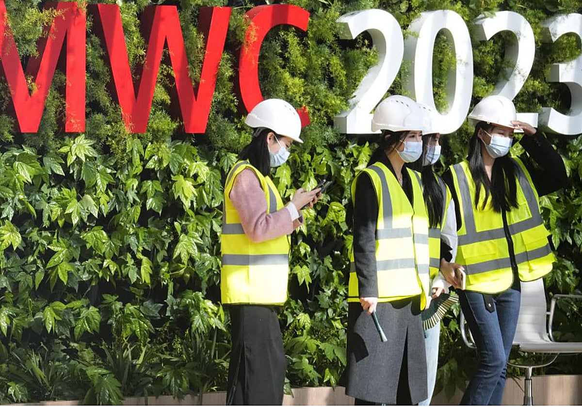 Imagen de uno de los pabellones de la Fira de Barcelona.