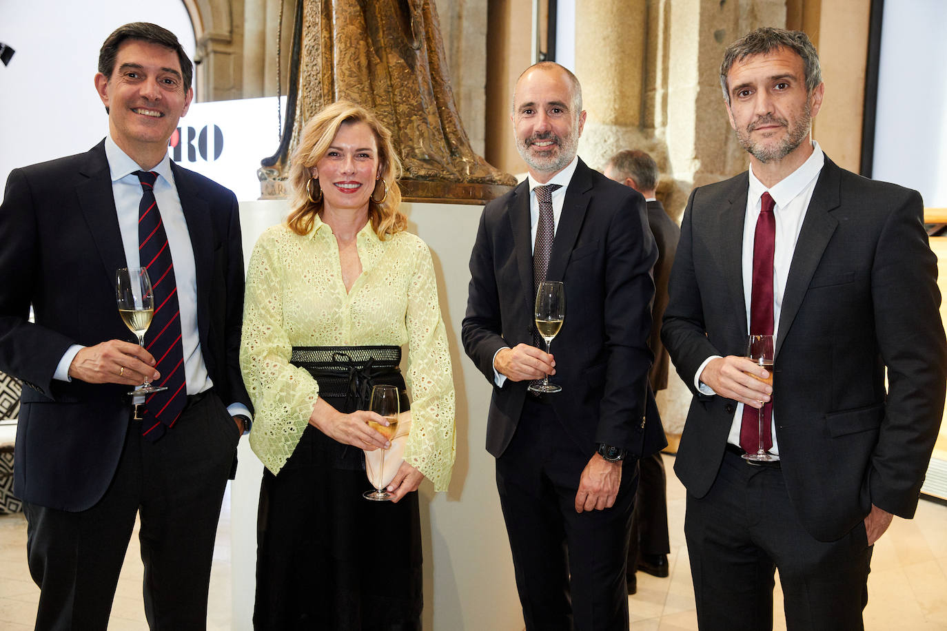 Íñigo Argaya, director general de Negocio Editorial de Vocento; Mar Cohnen, directora de XL Semanal; Iñigo Iribarnegaray, director general de Nuevos Negocios de Vocento; y Fernando Belzunce, director general Editorial de Vocento