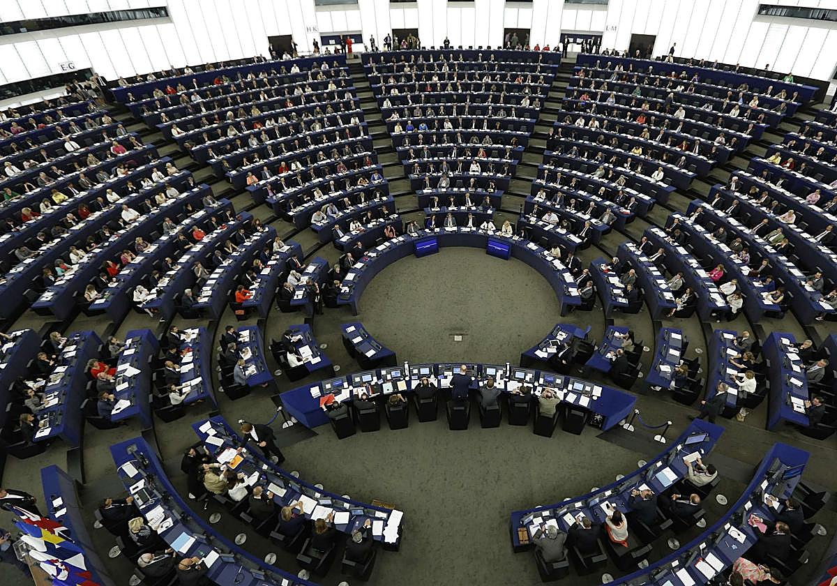Vista del Parlamento Europeo.