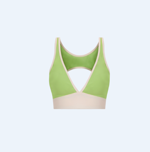 Top deportivo con escote y espalda descubierta de Black Limba.