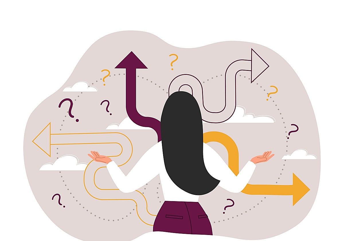 Las encrucijadas vitales pueden provocar bloqueos en la toma de decisiones.