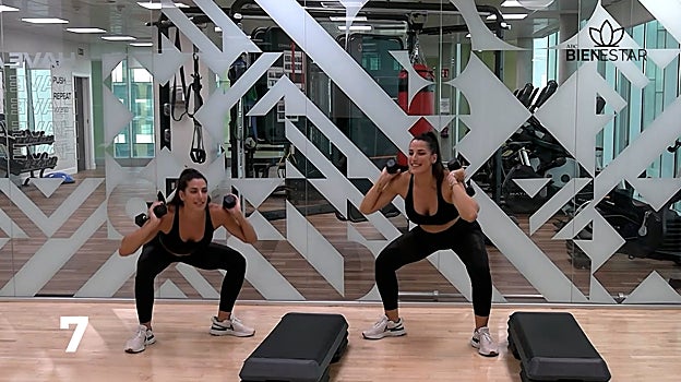 Sentadilla de ballet.