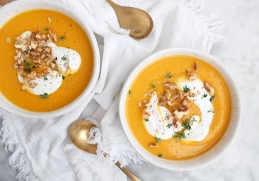 Receta fácil de una sopa perfecta para el frío: crema de zanahoria, calabaza y jengibre