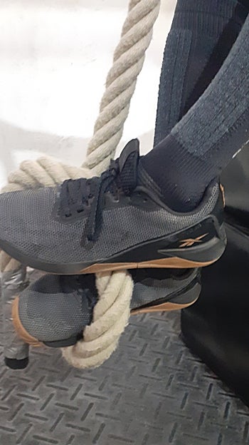 Cuerda bien atrapada con nuestra pinza