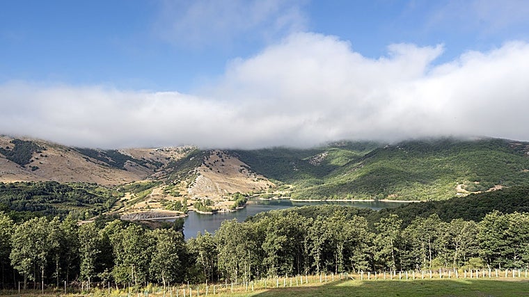 Vista desde el Parador de Cervera de Pisuerga.