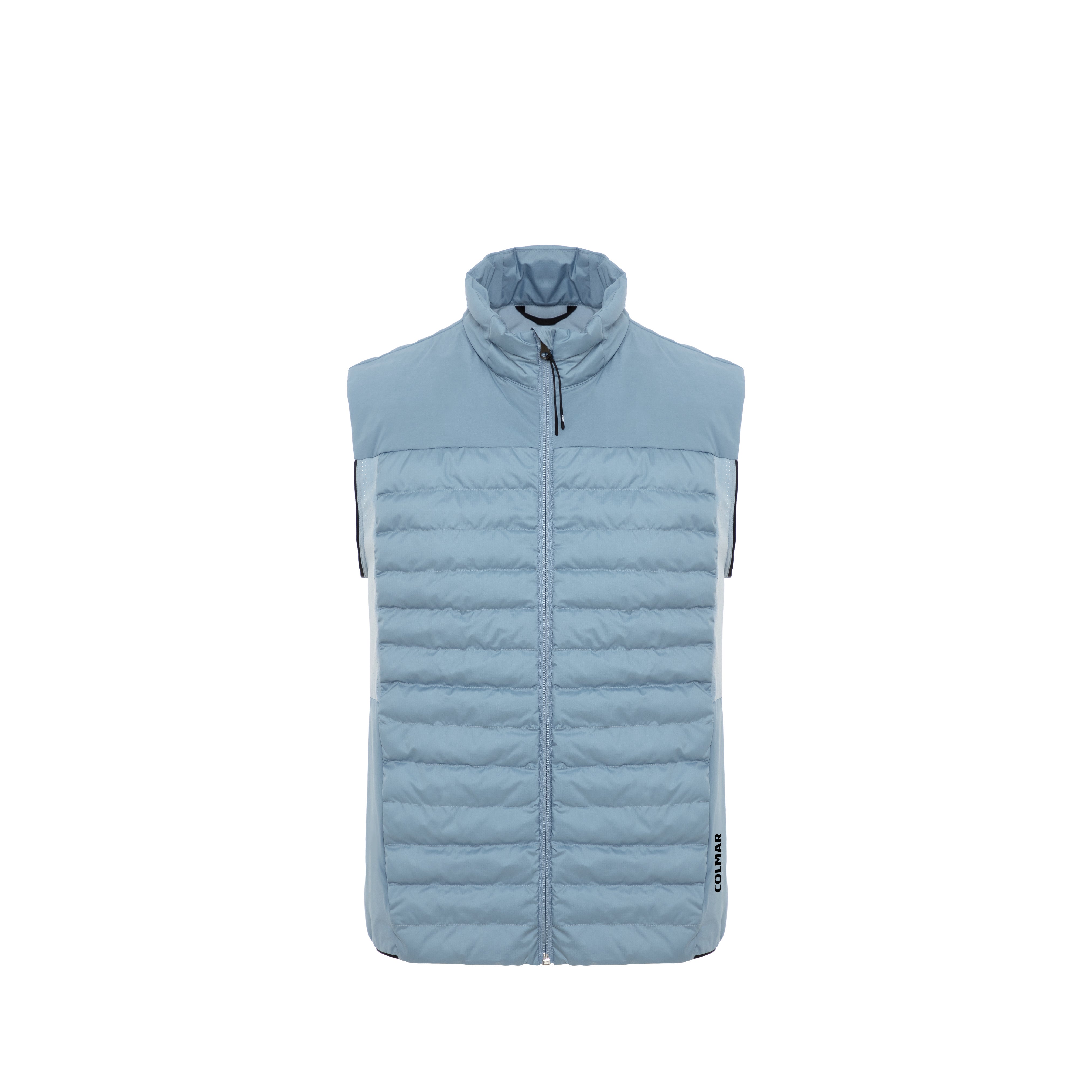 Chaleco para hombre acolchado de poliéster mini ripstop 100 % reciclado, ecosostenible, cortavientos y repelente al agua disponible en Colmar por 209 euros.