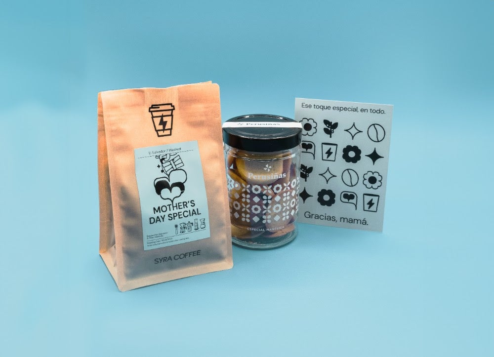 Las amantes del café agradecerán este pack de Syra Coffee, que incluye el café de El Salvador, cuyos granos son cultivados con métodos sostenibles y técnicas de poda innovadoras, que dan lugar a un cuerpo medio y una acidez equilibrada.