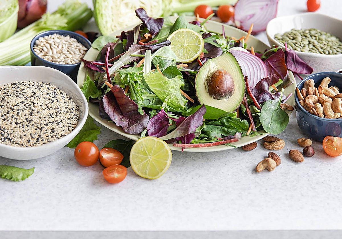 Alimentos de origen vegetal.