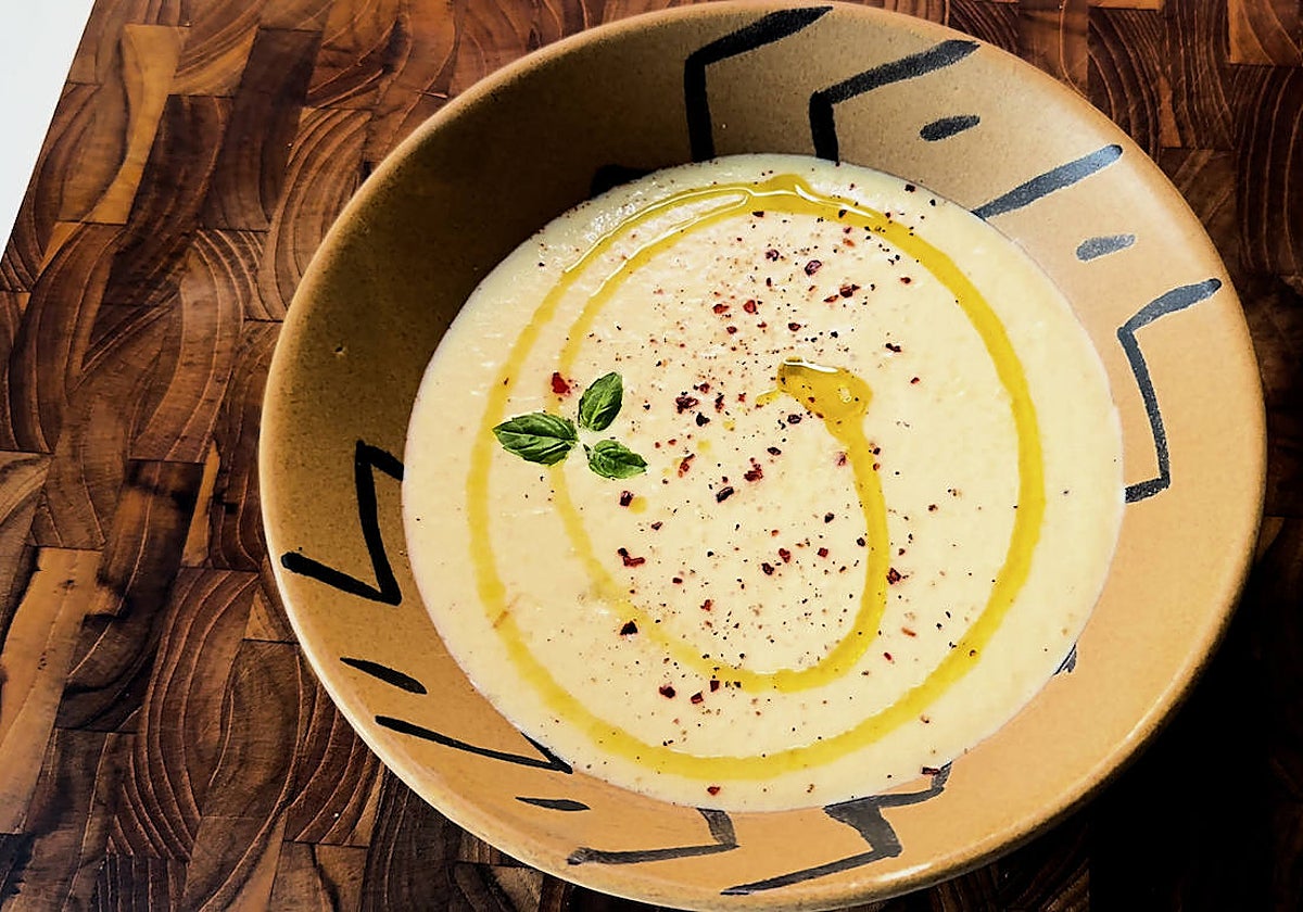 Crema fría de calabacín, la deliciosa receta del Chef Bosquet.