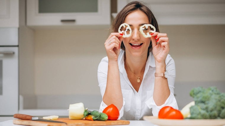 Los vegetales ricos en antioxidantes, vitaminas y minerales son buenos para la vista.