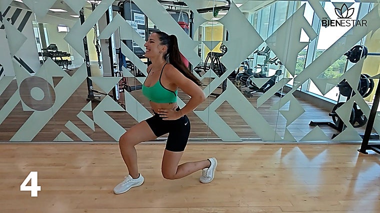 Zancada hacia adelante.