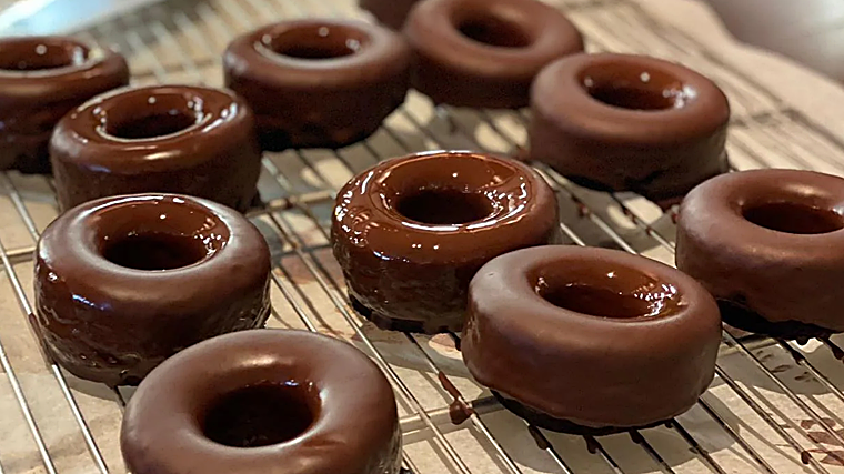 'Donaked' de chocolate saludable.