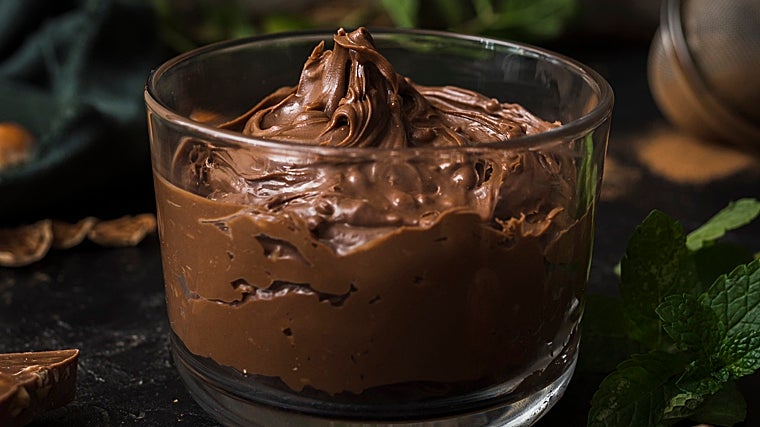 Creme de cacau e pistache.