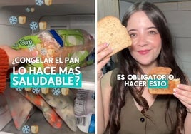 Una ingeniera en alimentos explica si congelar el pan antes de comerlo lo hace más saludable: «Las moléculas se reorganizan...»