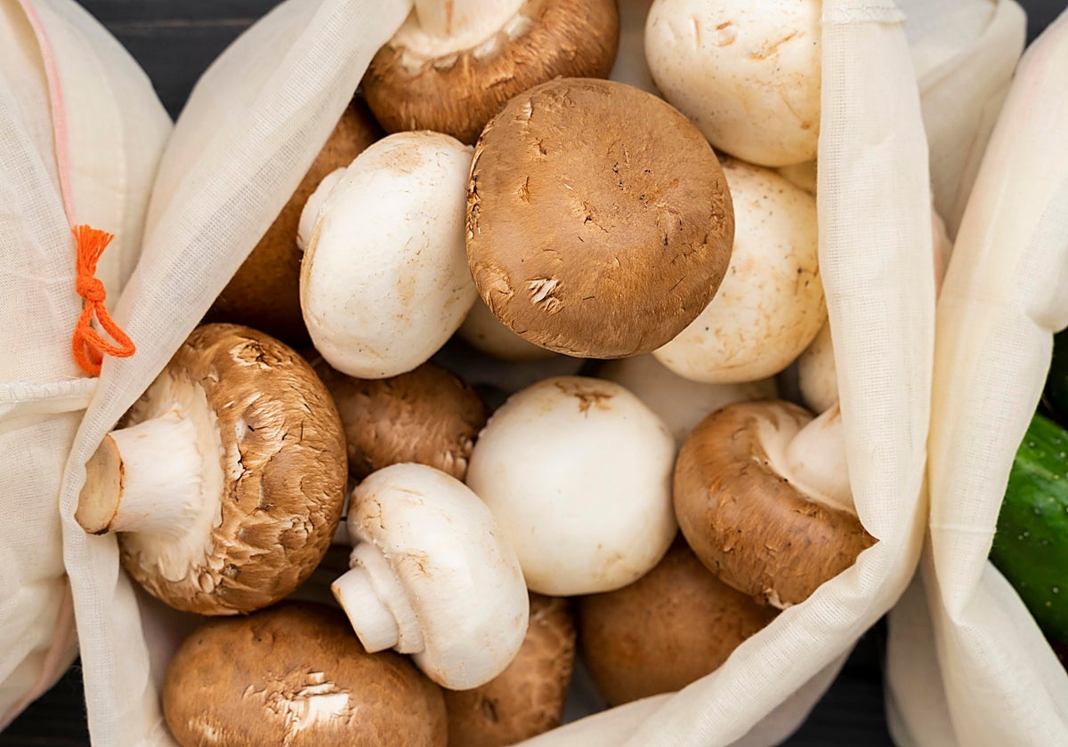 Estos son los beneficios de los champiñones.