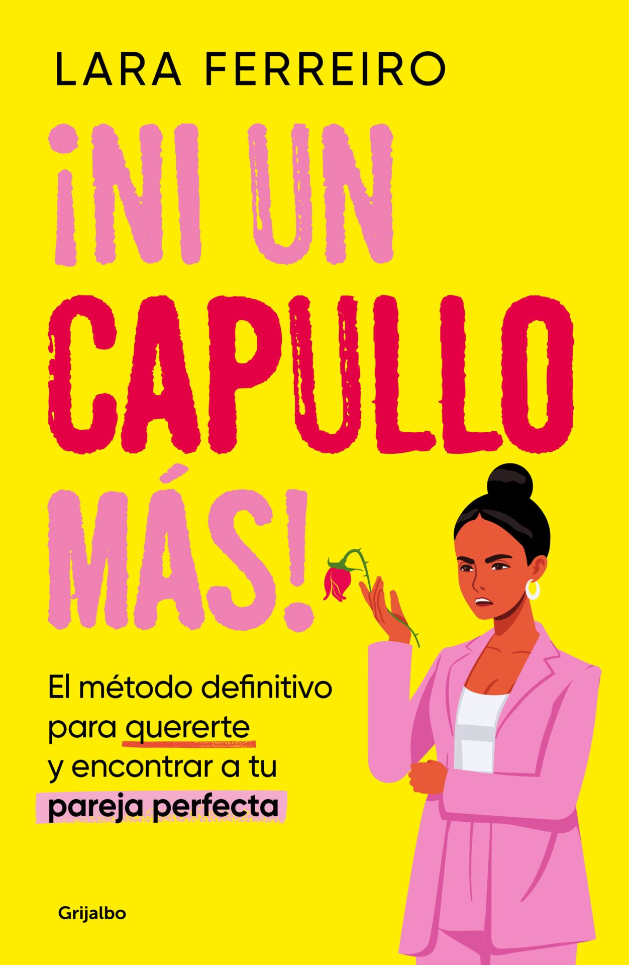 Después del éxito de 'Adicta un gilipollas' vuelve la psicóloga Lara Ferreiro para enseñarnos a encontrar la pareja ideal. En sus catorce años como terapeuta, ha escuchado y analizado cómo sus pacientes eligen pareja, la mayoría sin seguir un proceso que persiga sus anhelos y querencias, sino más bien por inercia o patrones mecanizados. Desde el análisis y la experiencia, ha diseñado un procedimiento para quererse y encontrar a la pareja ideal: El método de los cinco anillos. 'Ni un capullo más' (Grijalbo) es un viaje terapéutico para recuperar la autoestima y con ella, el criterio real de lo que nos merecemos y queremos en una relación, además de claves y consejos para una búsqueda del amor adecuada.