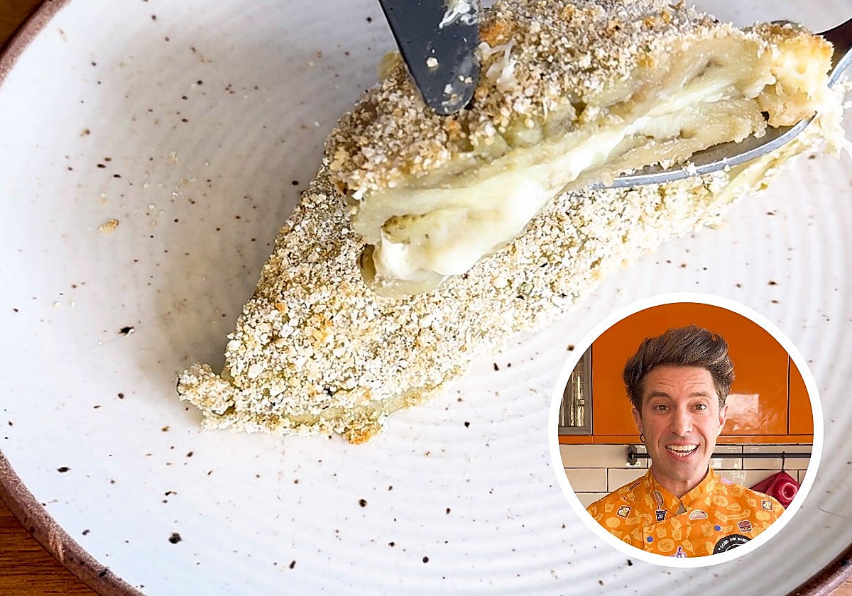 Así puedes preparar milanesa de berenjena.