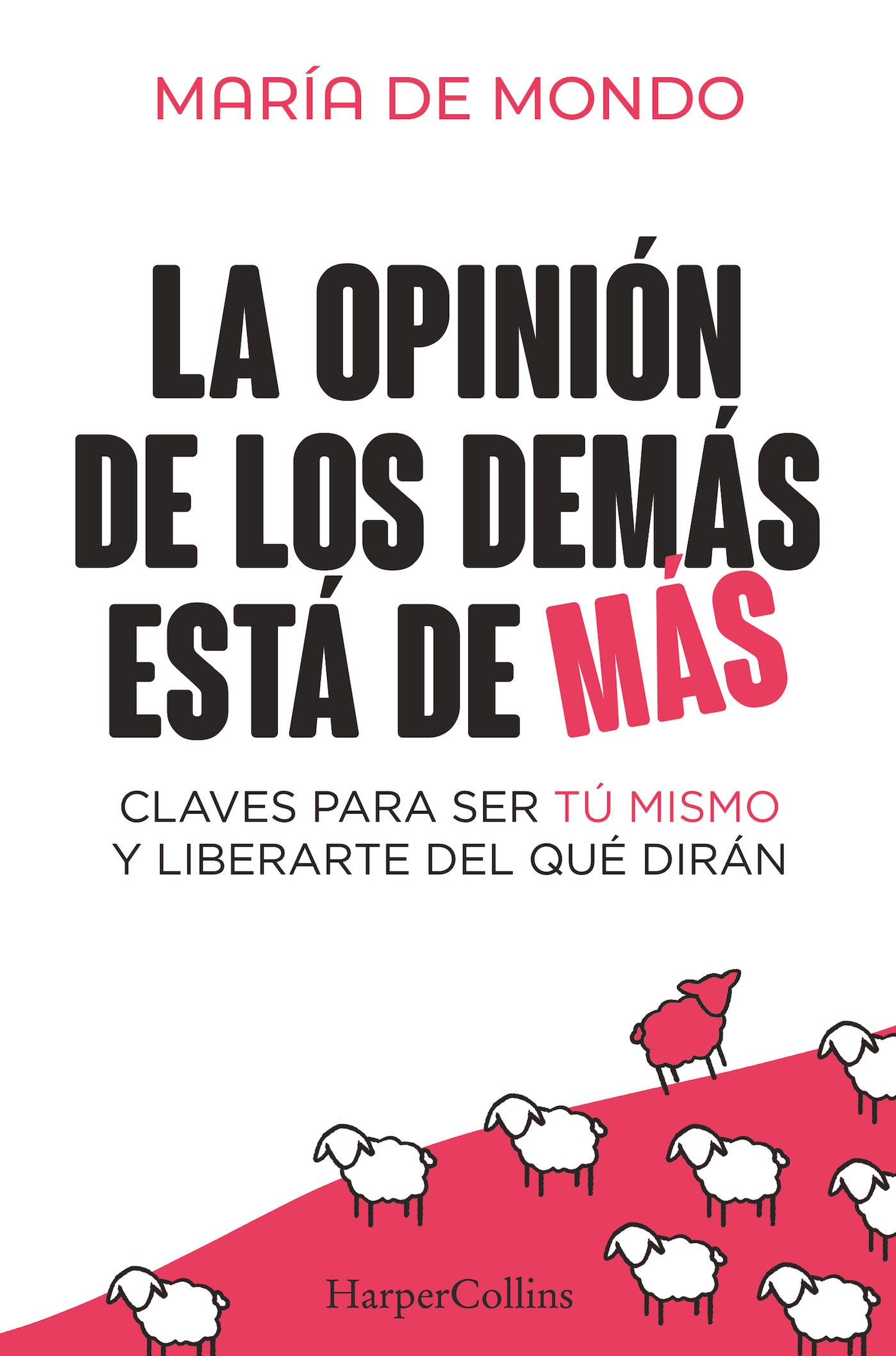 Tras el éxito de Yo, ego, su libro anterior, María de Mondo regresa con un libro práctico y repleto de claves para  atreverte a ser tú mismo y liberarte del «qué dirán». Porque si no te conoces, te valoras y te respetas, tu autoestima  siempre estará en manos de cualquiera. Con un estilo cercano y directo, María de Mondo nos vuelve a sorprender con un  libro que te invita a reconectar contigo y empezar a disfrutar de la vida de una forma auténtica y alineada con tu ser.