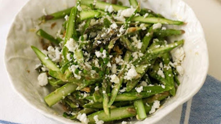 Ensalada de espárragos.