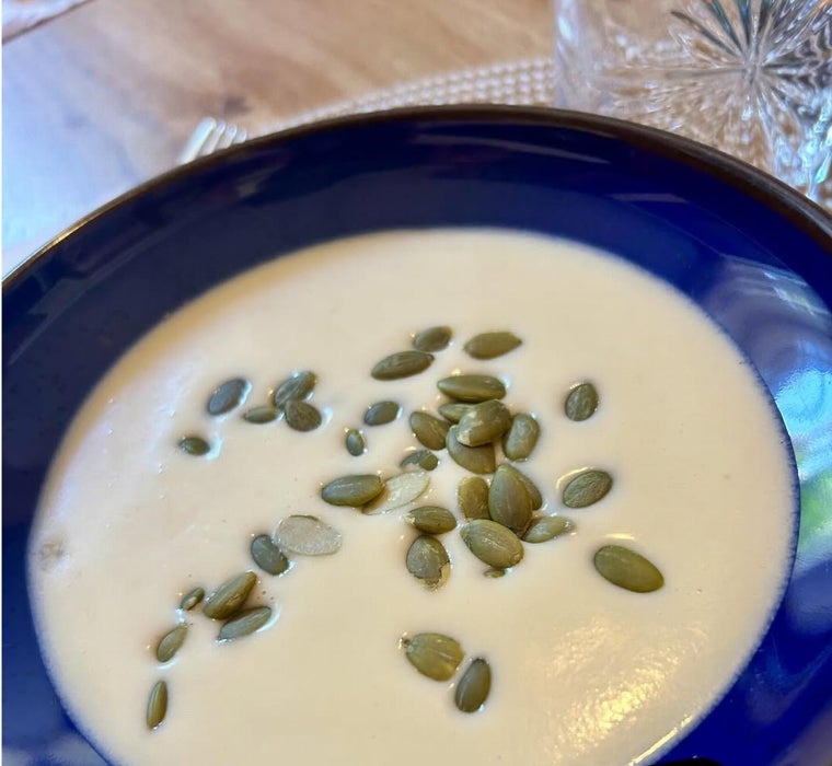 Gazpacho de espárragos blancos