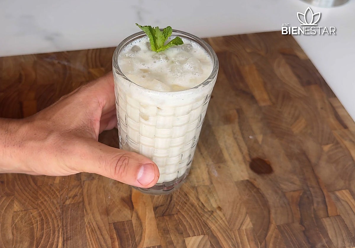 Batido de melón y horchata.