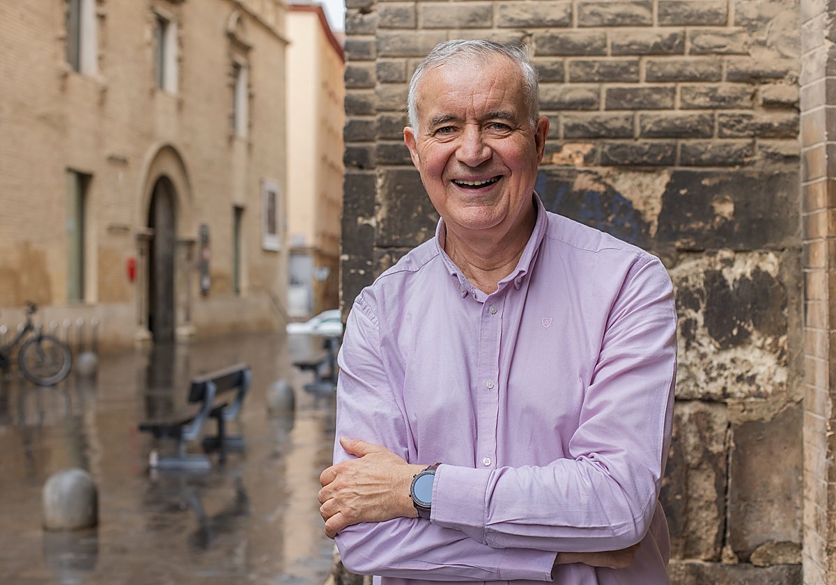 Javier García Campayo, en Zaragoza.