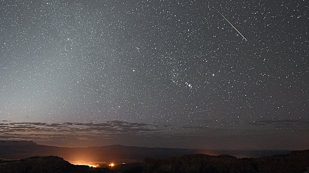 Una Perseida surca el cielo del Parque Nacional del Cañón Bryce (Estados Unidos)