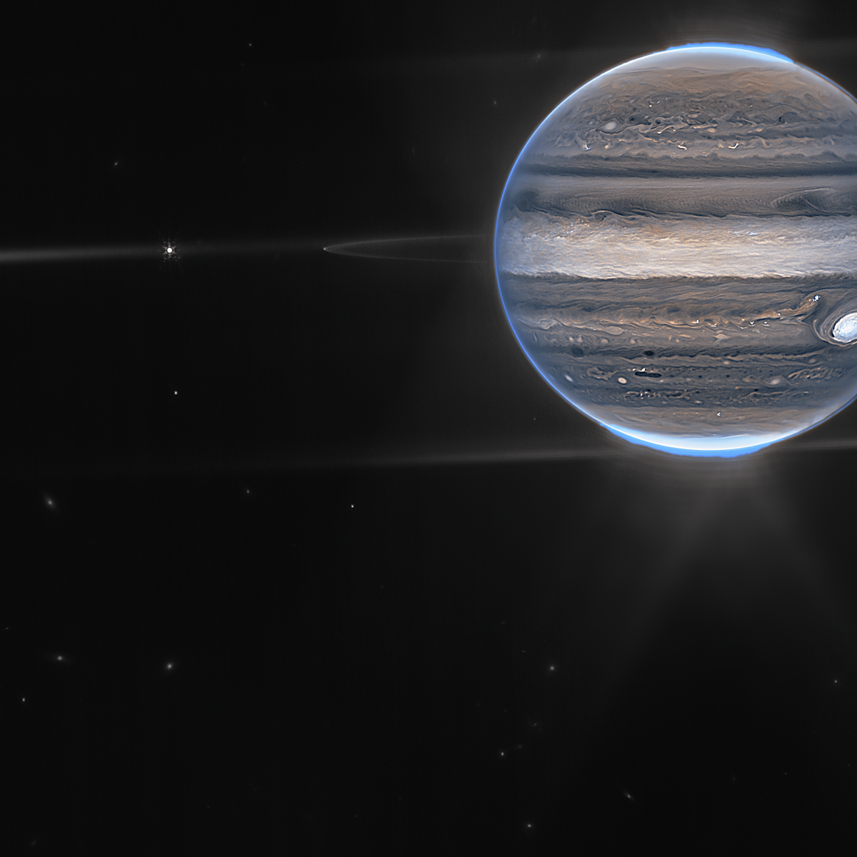 Júpiter como nunca se había visto: el James Webb revela sus auroras y anillos