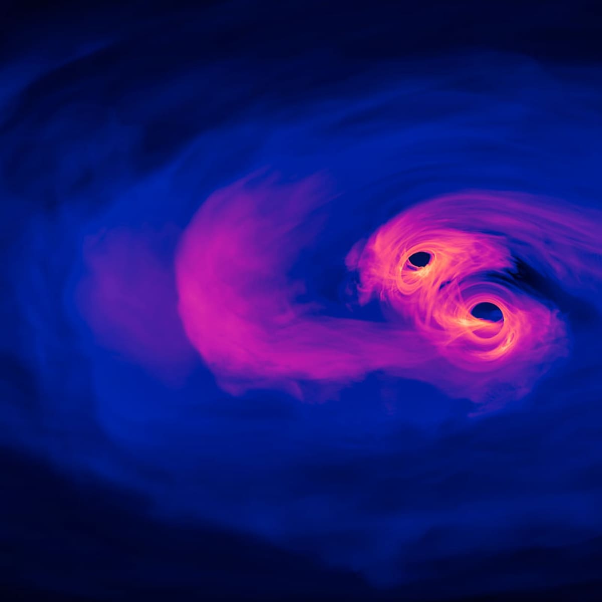 Predicen la colisión inminente de dos agujeros negros supermasivos cercanos a la Tierra