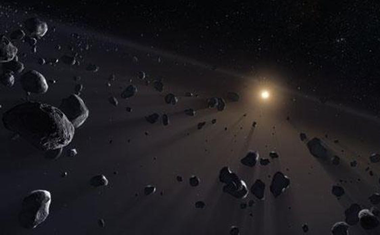 Cuerpos helados en el cinturón de Kuiper, más allá de Neptuno