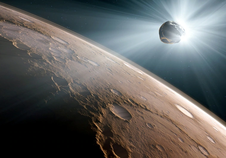 Un bombardeo de meteoritos llevó a Marte agua suficiente para formar un océano global de 300 metros de profundidad