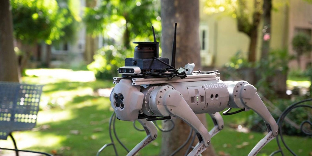 Tefi, the robotic guide dog for the blind and dependent people made in