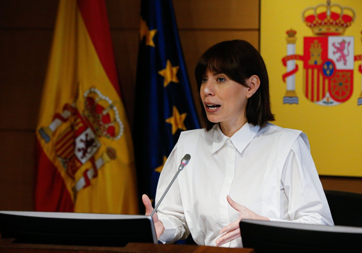 Diana Morant, durante la presentación del nuevo modelo de financiación de la ciencia