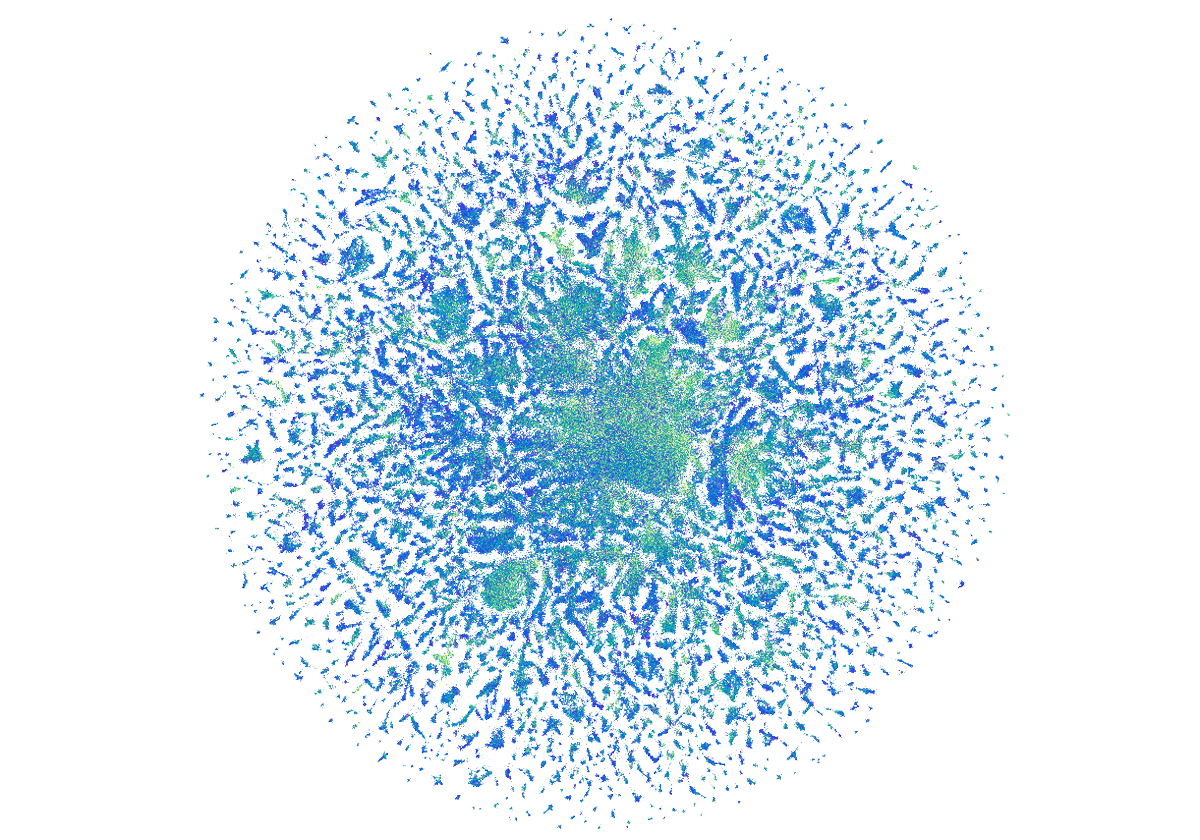 Imagen del atlas de proteínas de libre acceso desarrollado por Meta