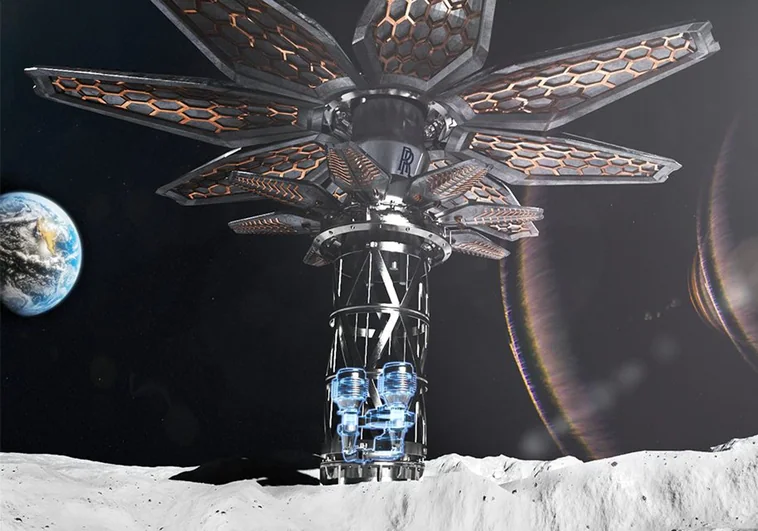 Rolls-Royce crea microrreactores nucleares para alimentar una base en la Luna