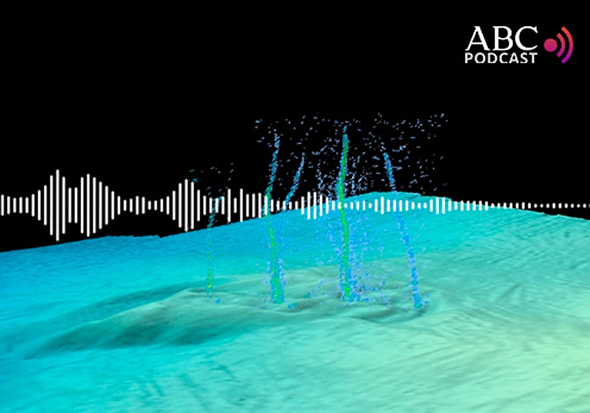 Un extraño líquido rezuma del fondo del mar