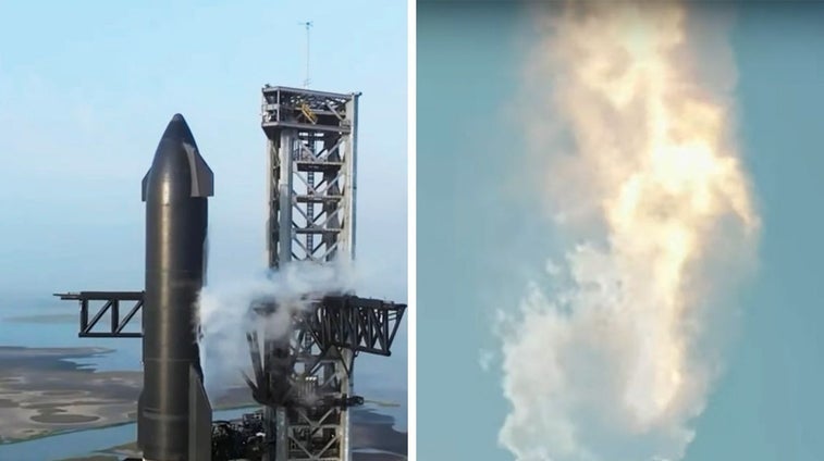 Vídeo: Así ha sido la explosión de la nave Starship de Elon Musk minutos después de su despegue