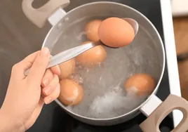 ¿Por qué un huevo que no está fresco flota en el agua?
