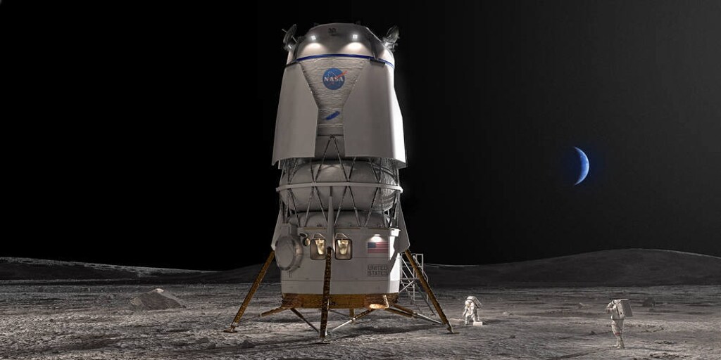 NASA chooses Blue Origin, Jeff Bezos’ company, to take astronauts to the Moon from Artemis 5