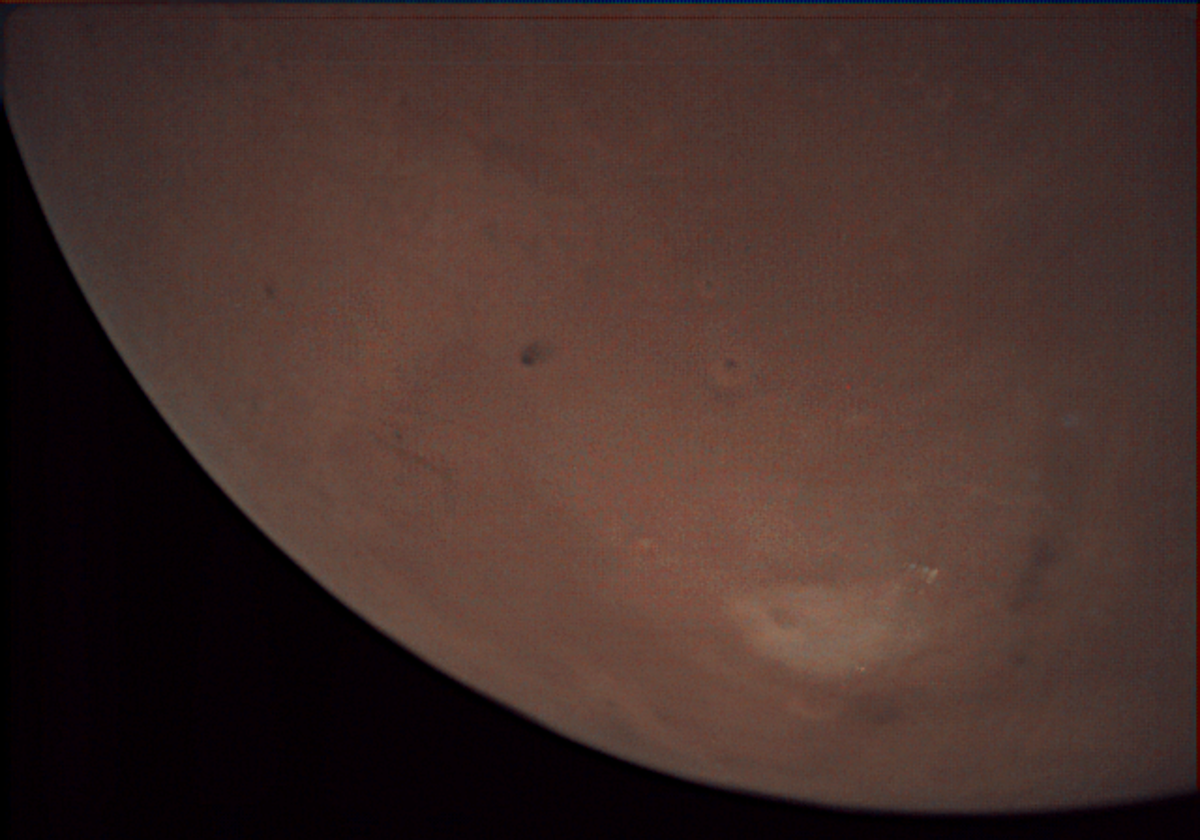 Imagen de Marte tomada por la Mars Express desde su órbita