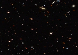 James Webb observa una de las primeras hebras de la 'telaraña cósmica'