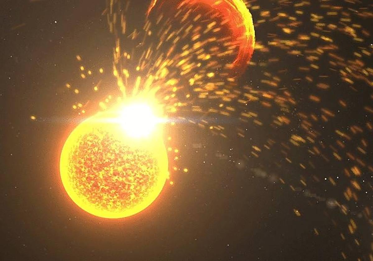 Imagen de una erupción solar