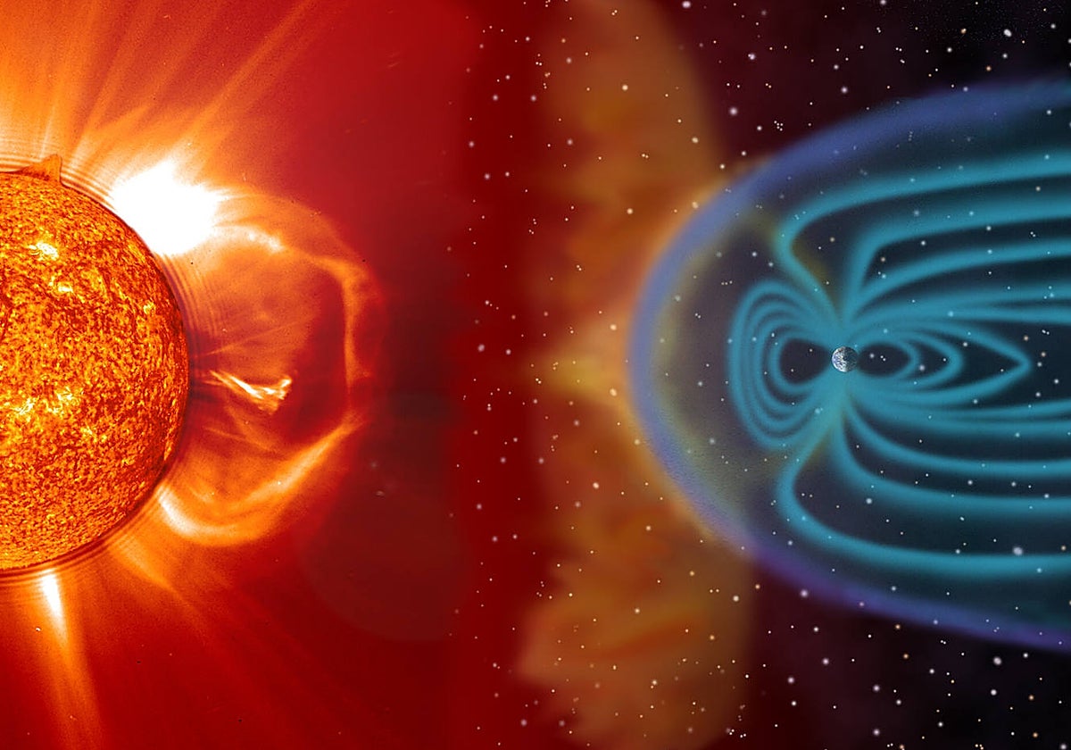Es campo magnético de la Tierra nos protege contra las eyecciones de masa coronal lanzadas por el Sol, pero Marte no cuenta con esa defensa natural