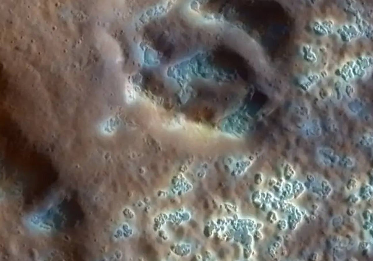 Estas formaciones geológicas en la superficie de Mercurio sugieren algún tipo de 'actividad glacial' a kilómetros de profundidad