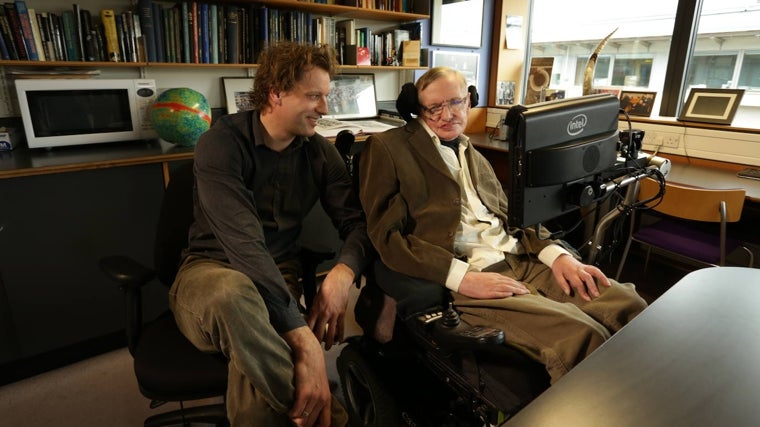 Thomas Hertog y Stephen Hawking