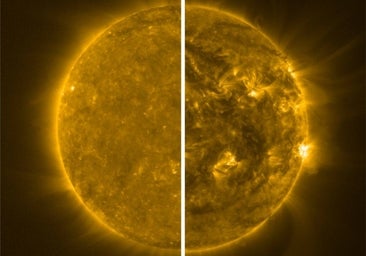 La impactante imagen que muestra cómo ha cambiado el Sol en tan solo dos años